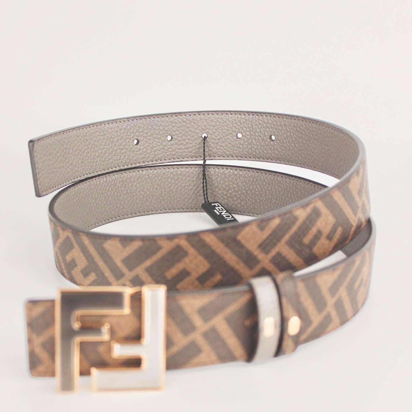 FENDI MONOGRAM BUCKLE BELT