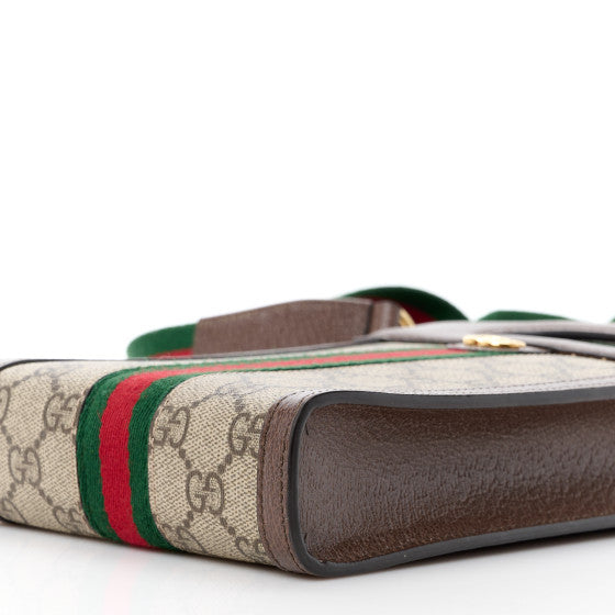 GUCCI  MINI OPHIDIA TOP SLIP HANDLE BAG