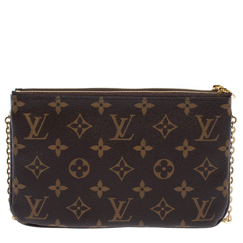 LOUIS VUITTON LV CHRISTMAS LIMITED EDITION DOUBLE ZIP POUCHETTE