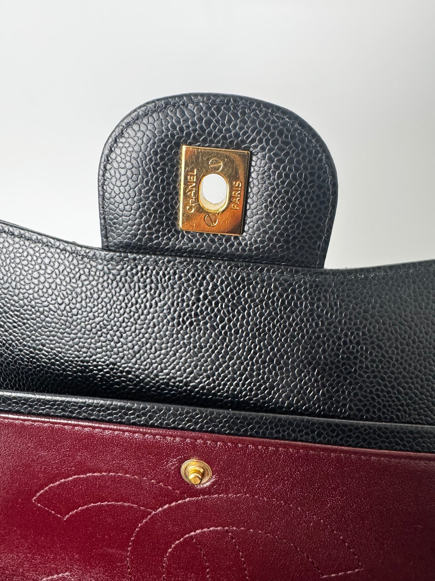 CHANEL CC JUMBO FLAP CAVIAR GHW