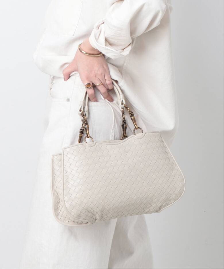 BOTTEGA VENETTA INTRECCIATO WOVEN HANDBAG