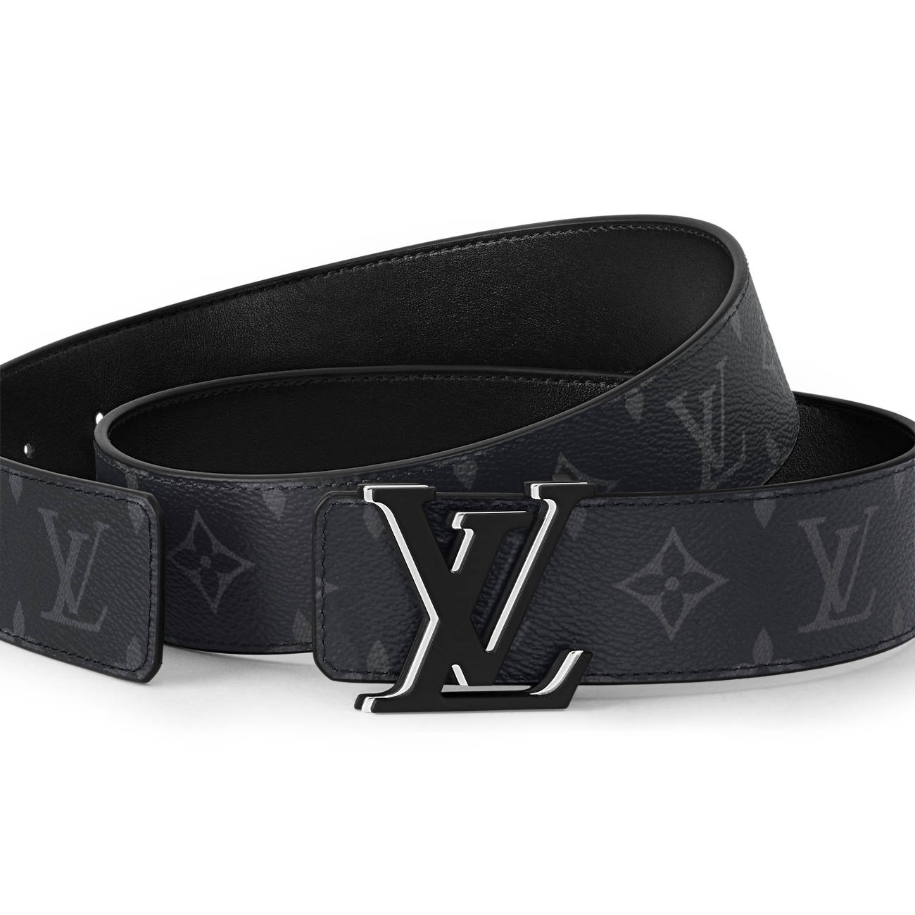 LOUIS VUITTON OPTIC BLACK BELT