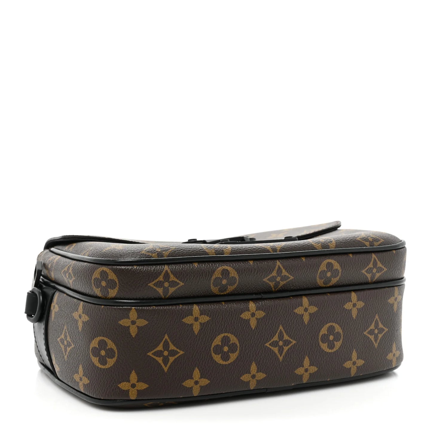 LOUIS VUITTON LV MACASSAR S LOCK MESSENGER CROSSBODY BAG UNISEX