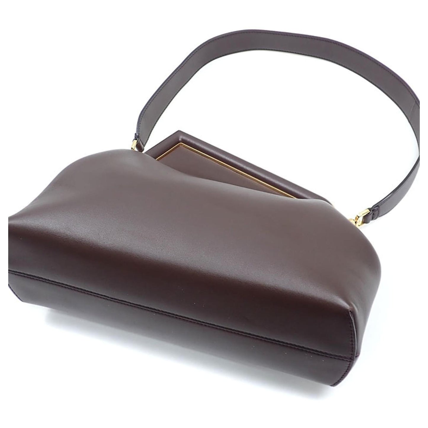 FENDI FIRST MEDIUM NAPPA BAG DARK BROWN
