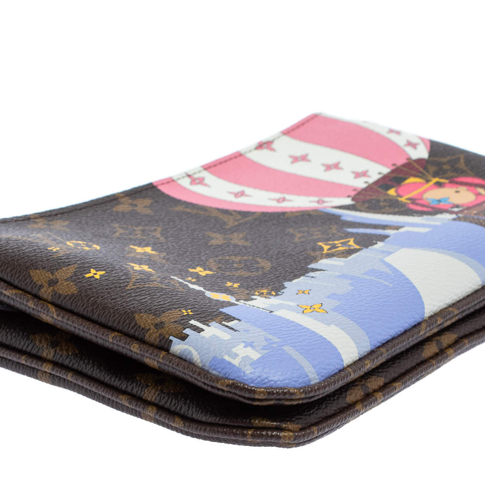 LOUIS VUITTON LV CHRISTMAS LIMITED EDITION DOUBLE ZIP POUCHETTE