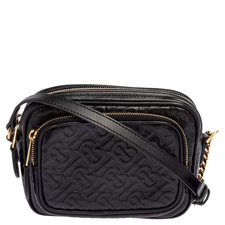 BURBERRY Embossed Monogram Black