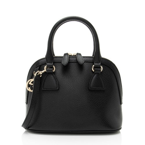 GUCCI GG CHARM DOME SMALL SATCHEL