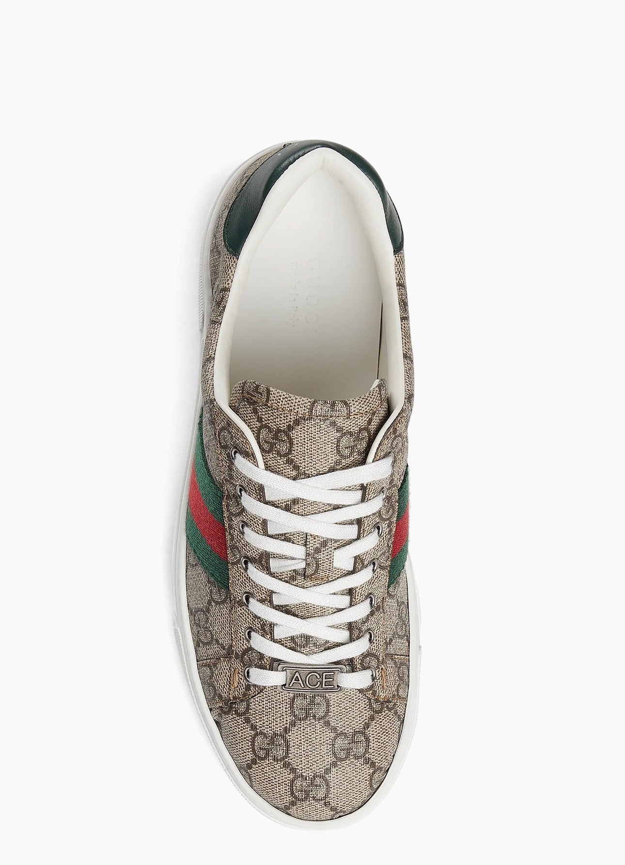 GUCCI GG WOMENS LOW TOP ACE SNEAKERS
