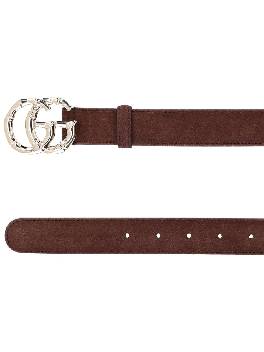 GUCCI GG SUEDE UNISEX BELT
