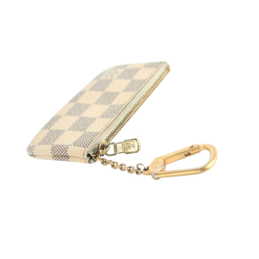 LOUIS VUITTON DAMIER AZUR KEY CLES WALLET