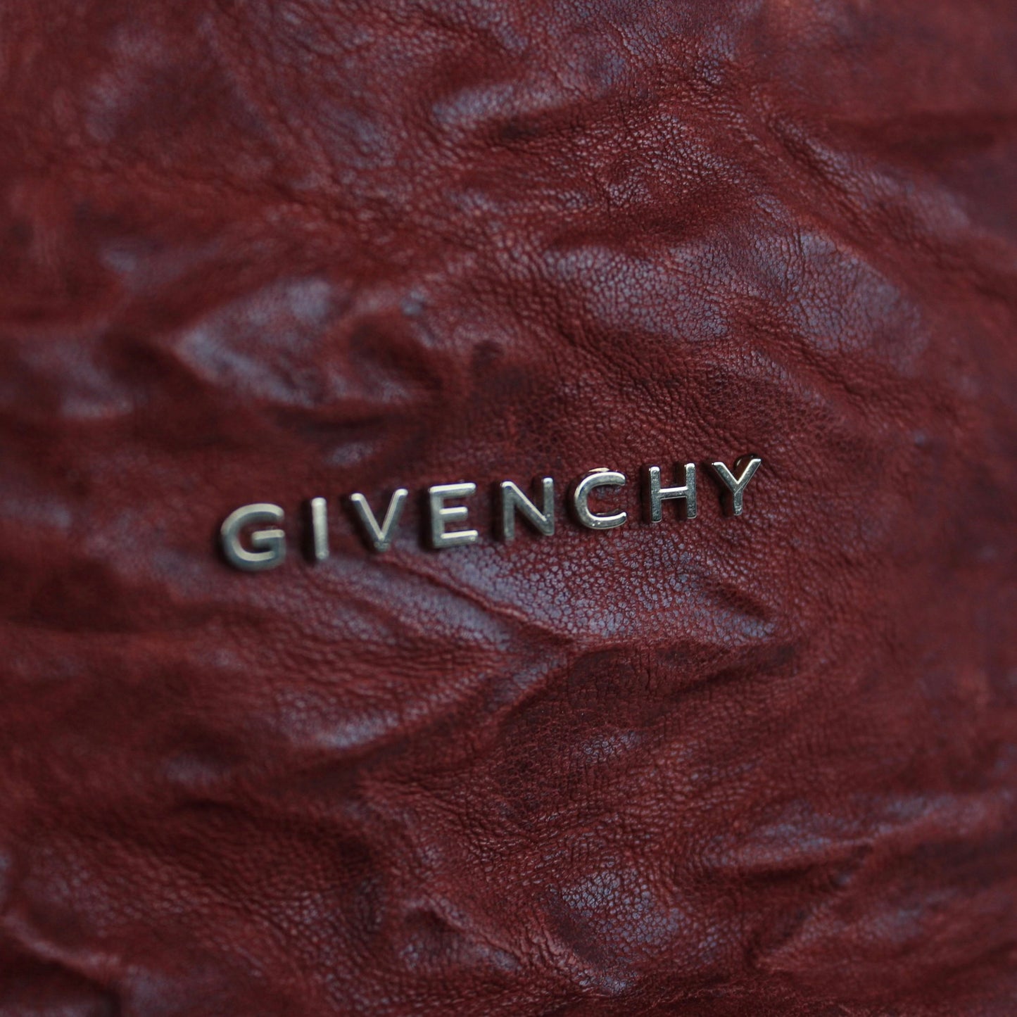 GIVENCHY PANDORA TUMBLED LEATHER HANDBAG