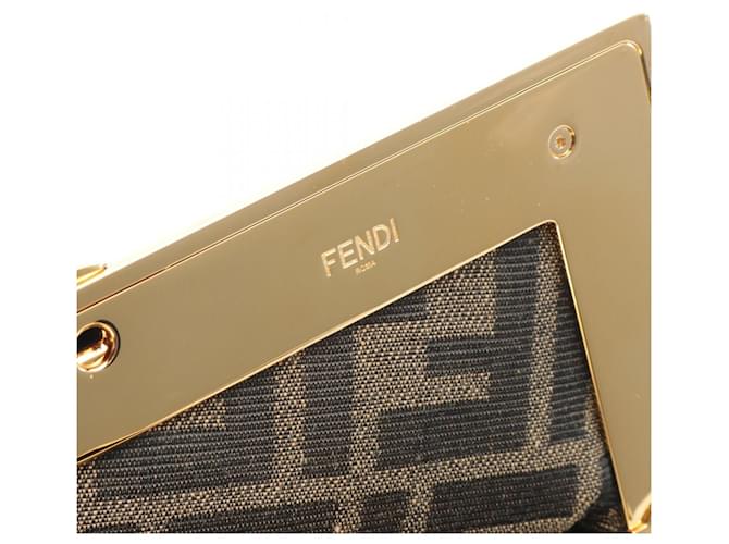 FENDI FIRST MEDIUM NAPPA BAG DARK BROWN