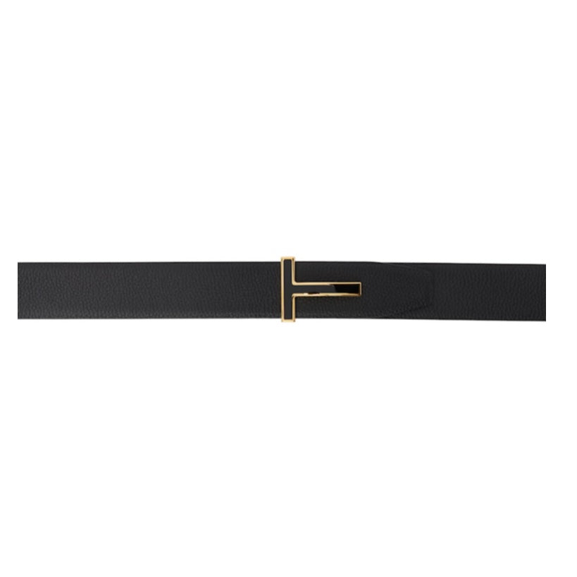 TOM FORD T BUCKLE GRAIN BELT