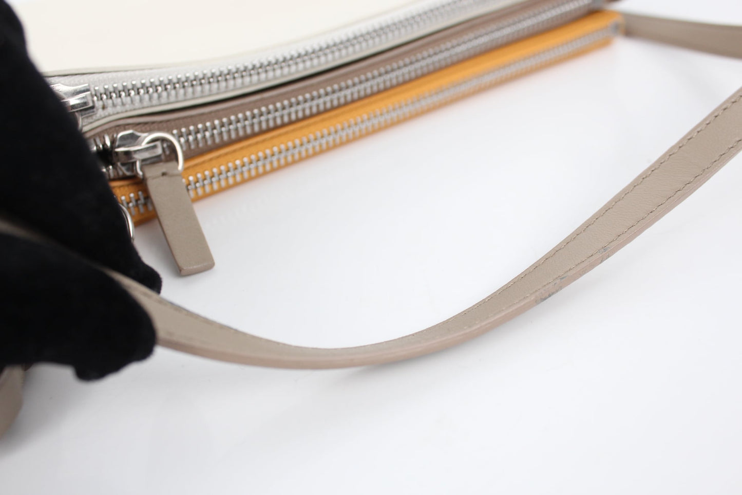 CELINE TRI COLOR POUCH CROSSBODY