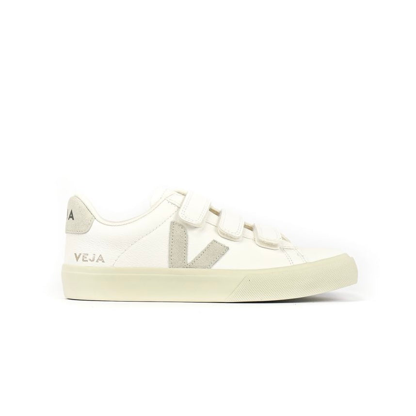 VEJA RECIFE CHROME-FREE LEATHER SNEAKERS