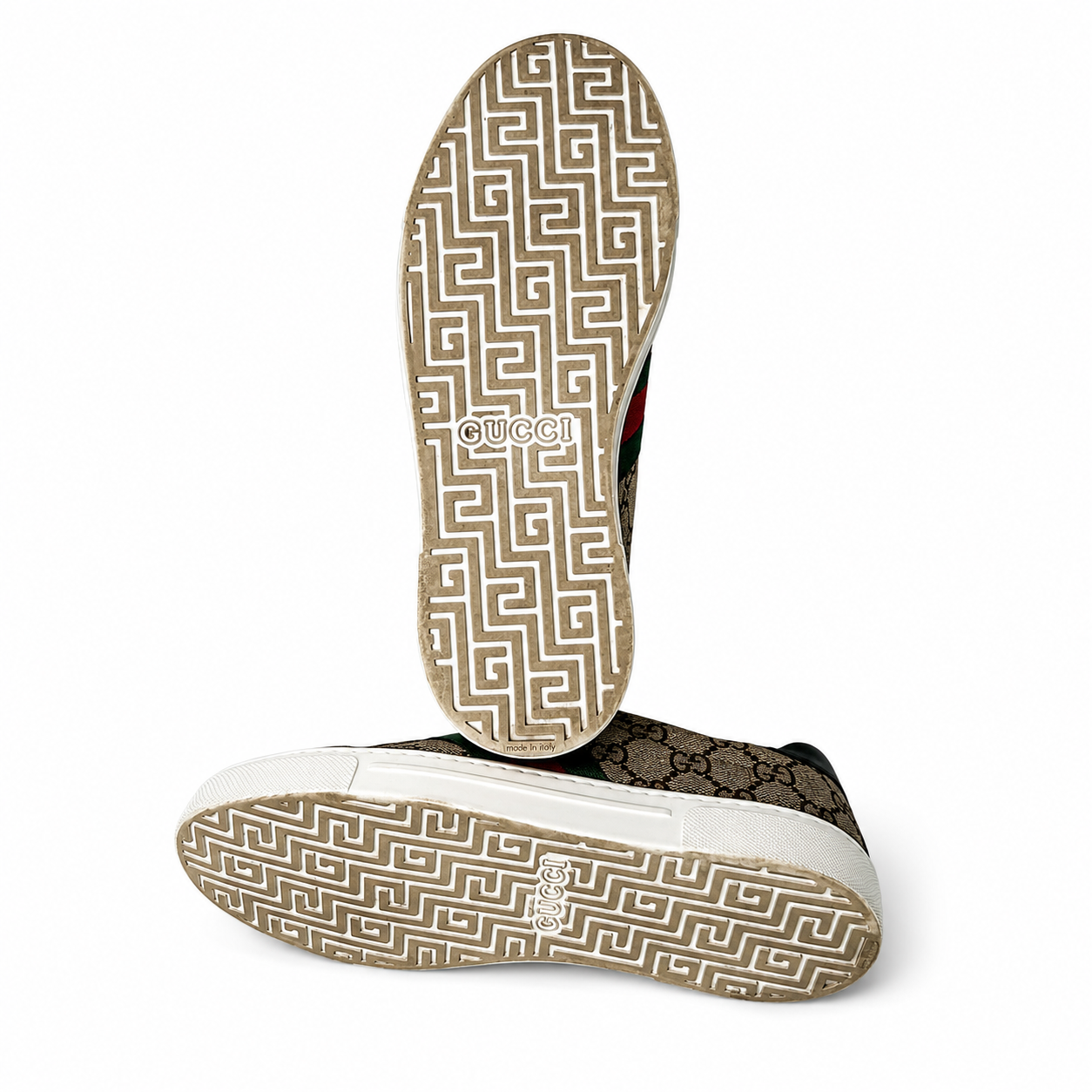 GUCCI GG WOMENS LOW TOP ACE SNEAKERS