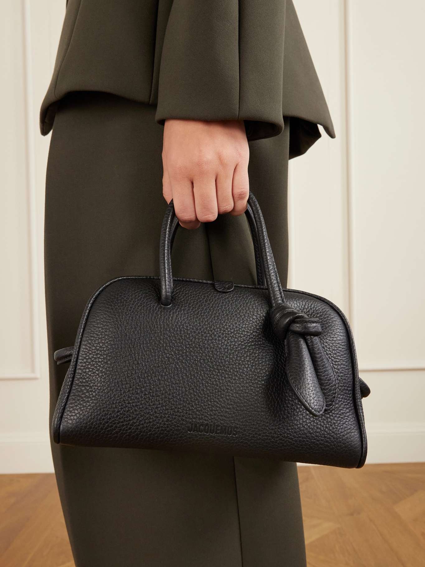 JACQUEMUS SMALL TURISMO BOWLING BAG