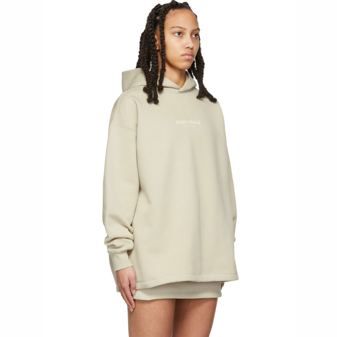 ESSENTIALS BEIGE UNISEX RELAXED HOODIE