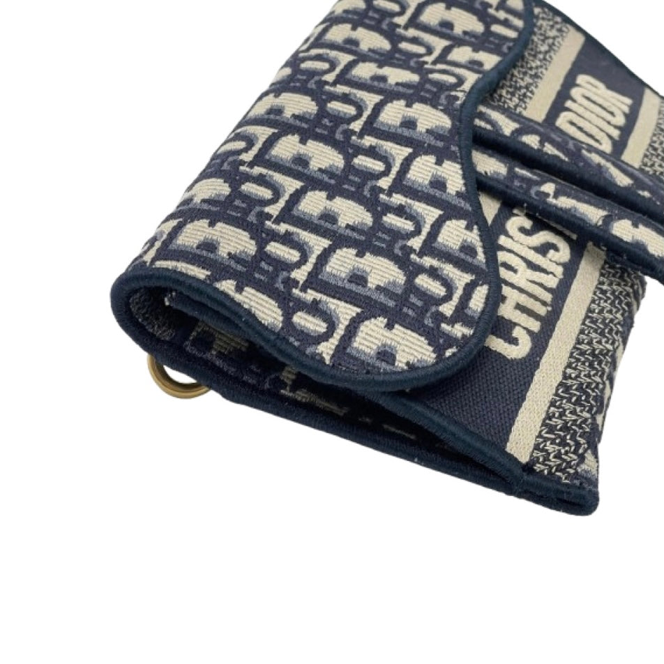 CHRISTIAN DIOR OBLIQUE SLIM SADDLE POUCH/ CROSSBODY/ BELT BAG