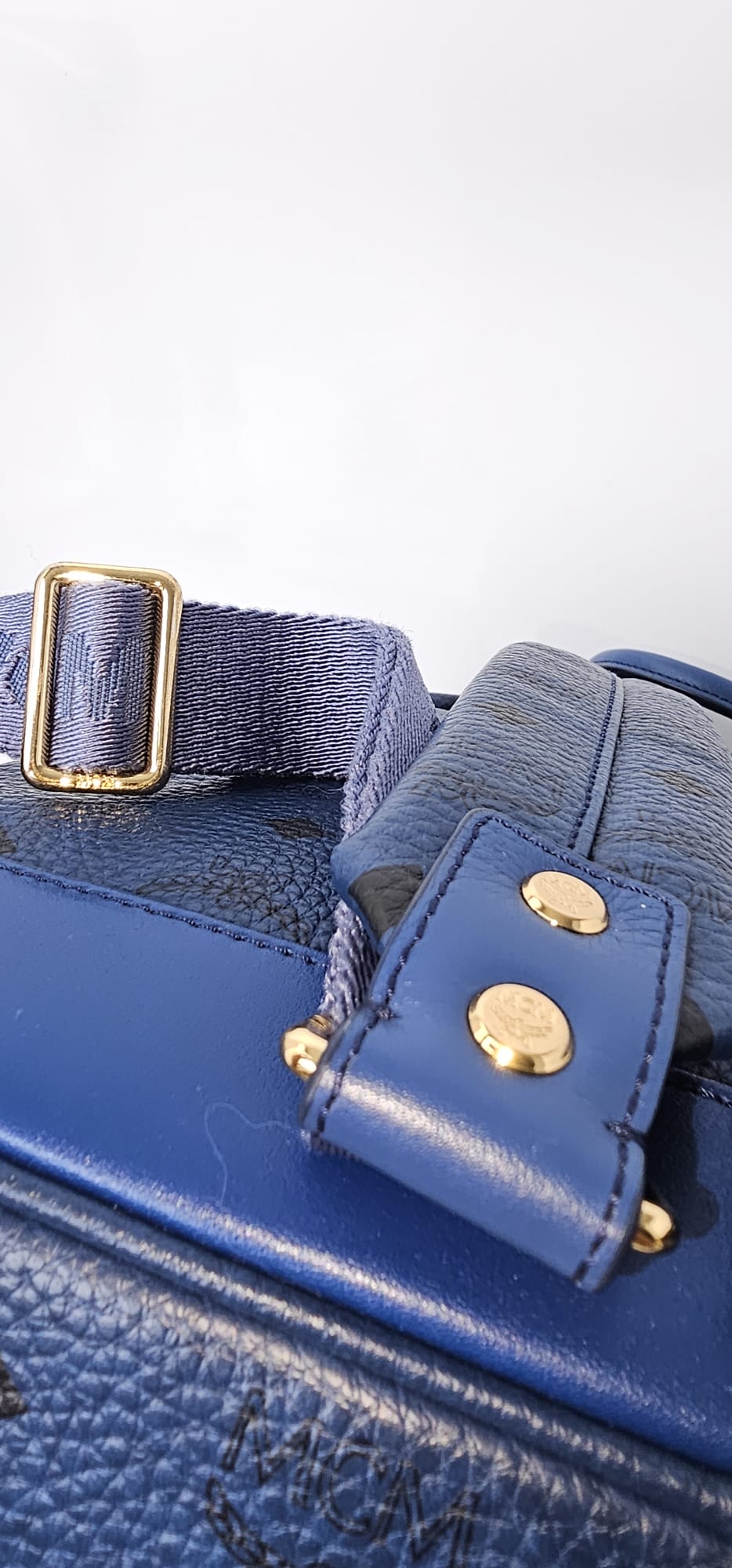 MCM VISETOS STUDDED UNISEX BACKPACK