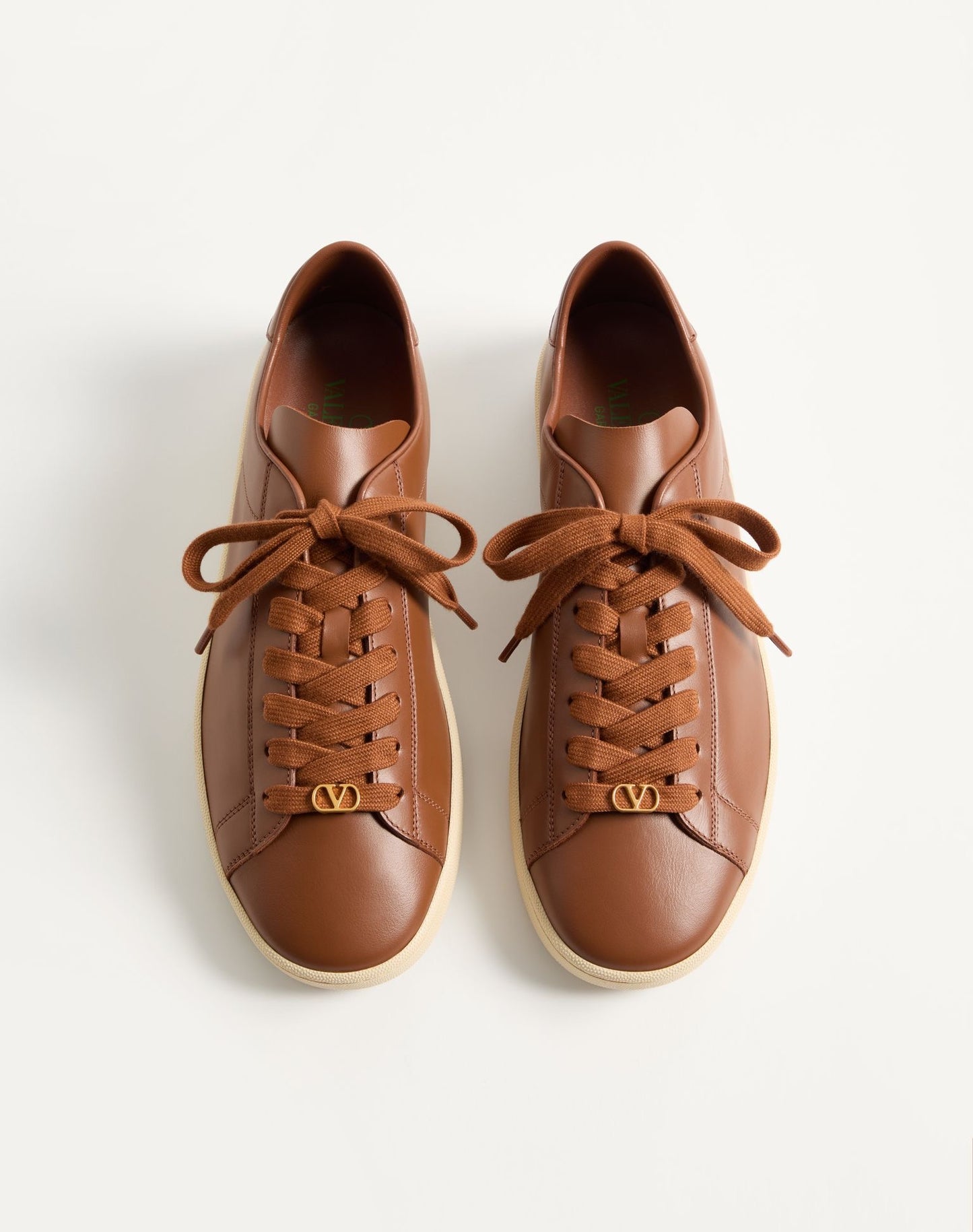 VALENTINO ROYCO MENS LEATHER SNEAKERS