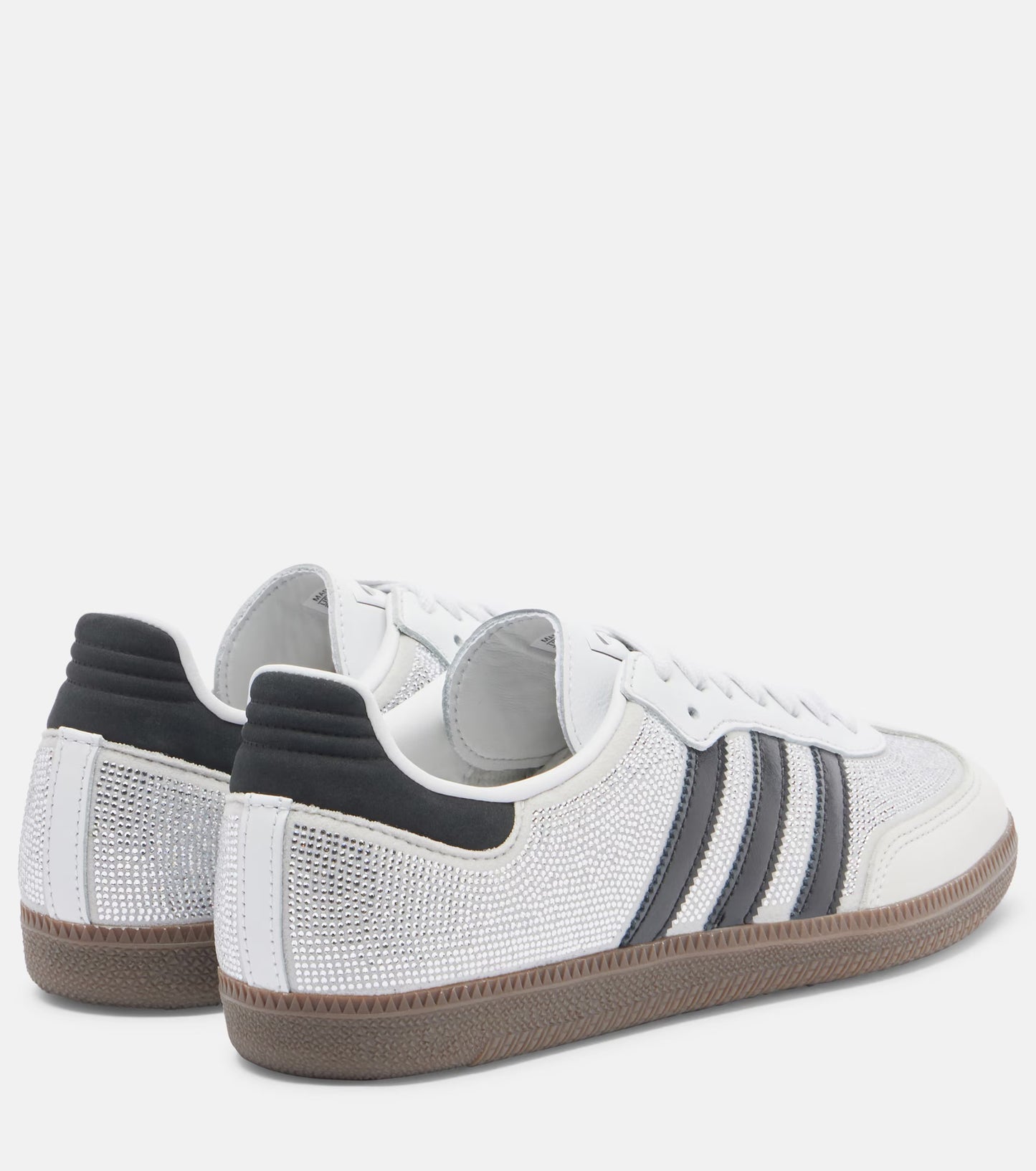 ADIDAS OG WOMENS SAMBA CRYSTAL SNEAKERS