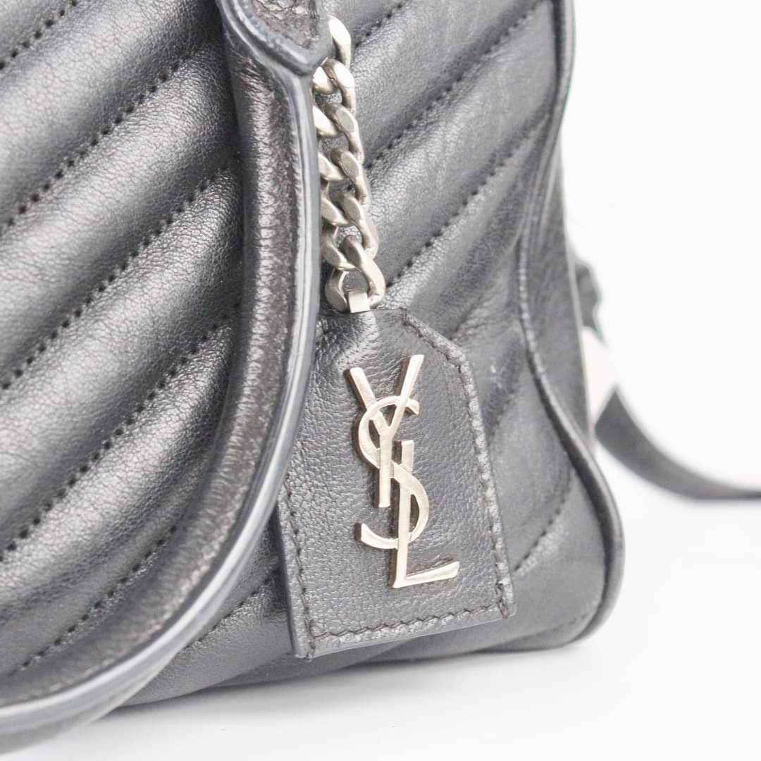 YSL Leather Black Bag