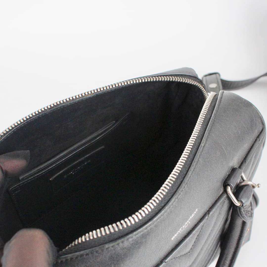 YSL Leather Black Bag