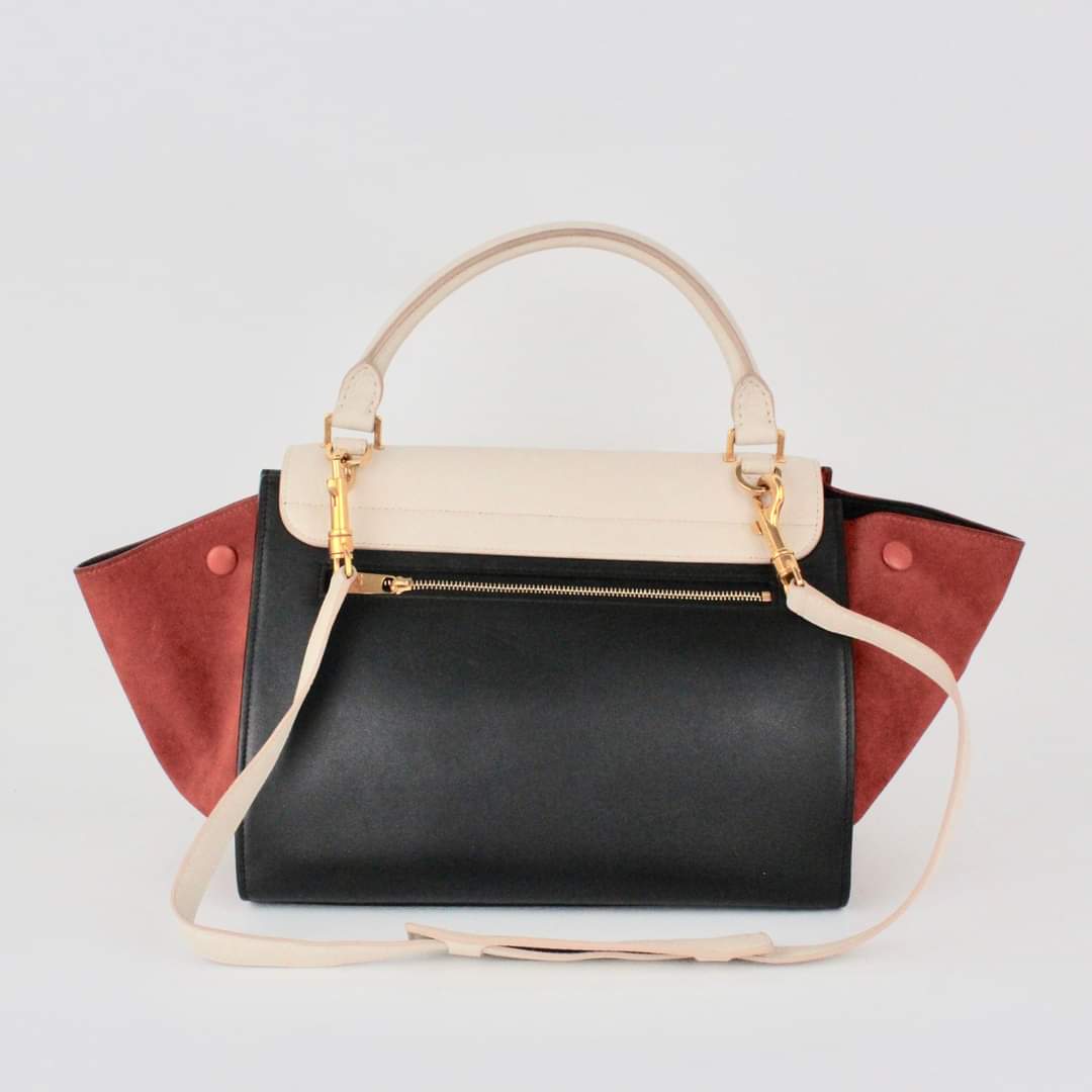 CELINE Tricolor Trapeze