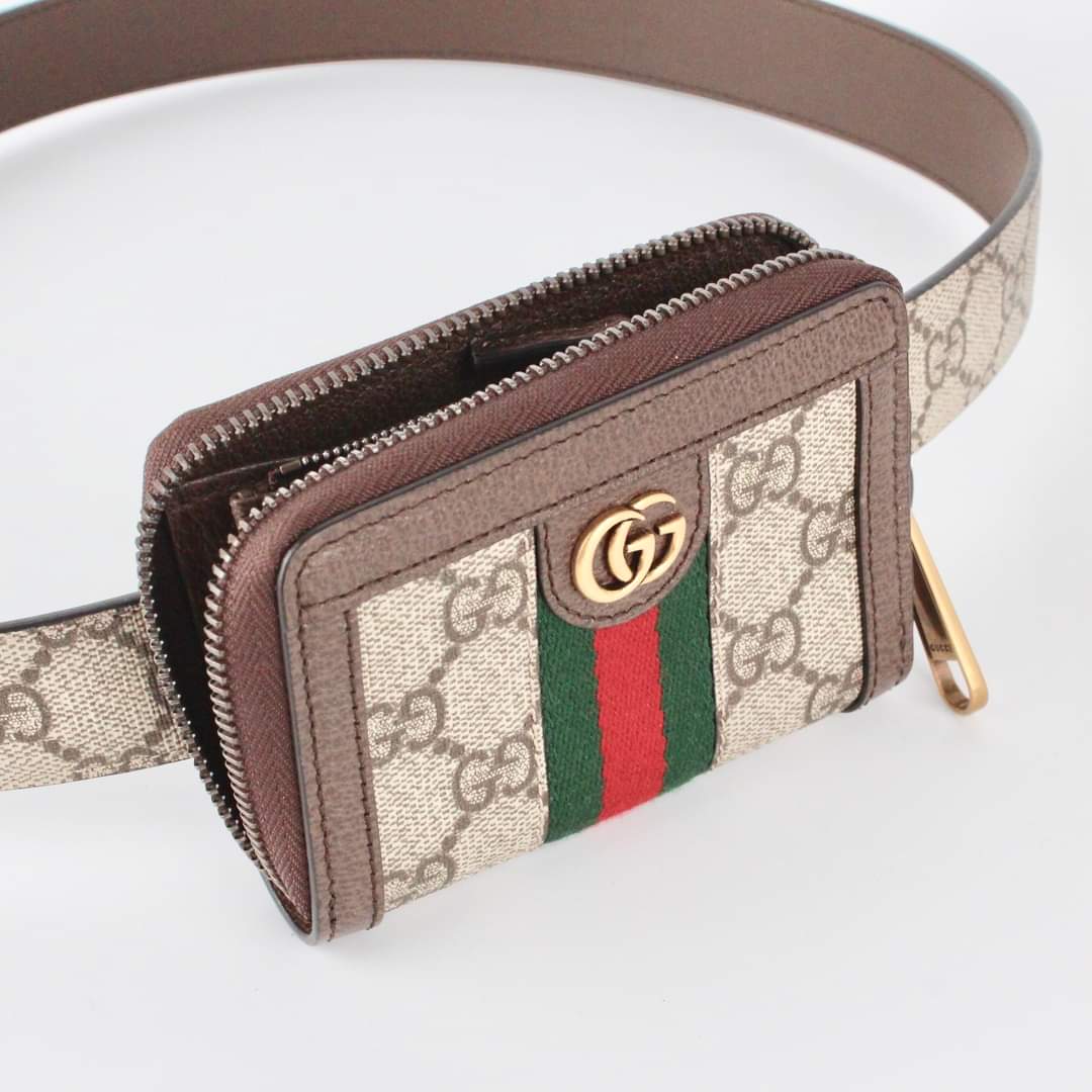 GUCCI OPHIDIA Small Belt Wallet