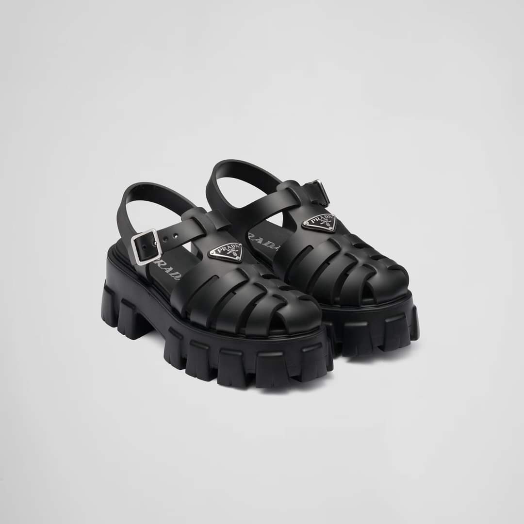 PRADA RUBBER Sandals