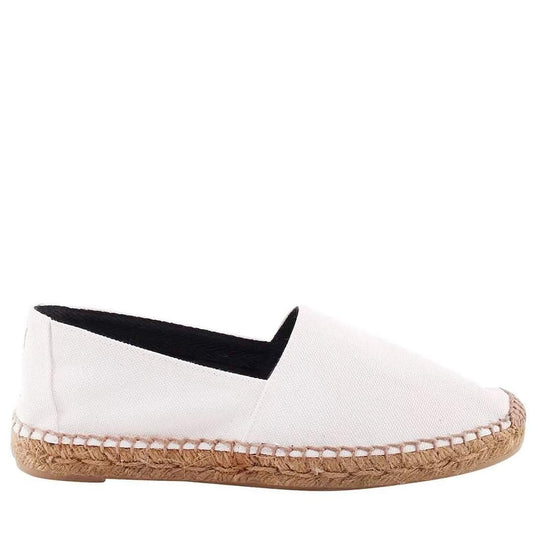 YSL WHITE CANVAS ESPADRILLE