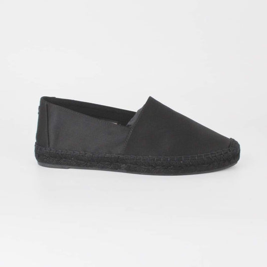 YSL YVES SAINT LAURENT BLACK ESPADRILLE