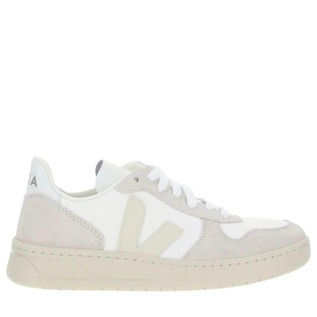 VEJA V-90 LEATHER SNEAKERS