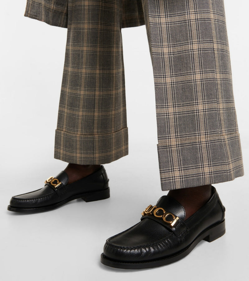 GUCCI GG WOMENS LOGO LOAFER