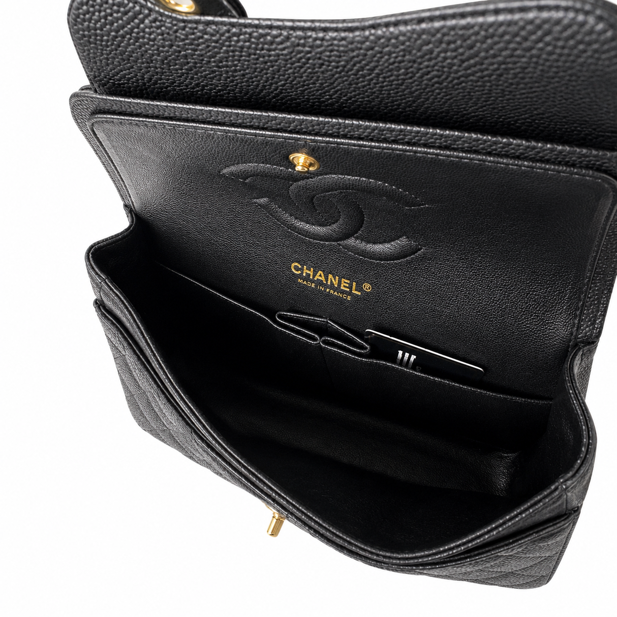 CHANEL CC JUMBO FLAP CAVIAR GHW