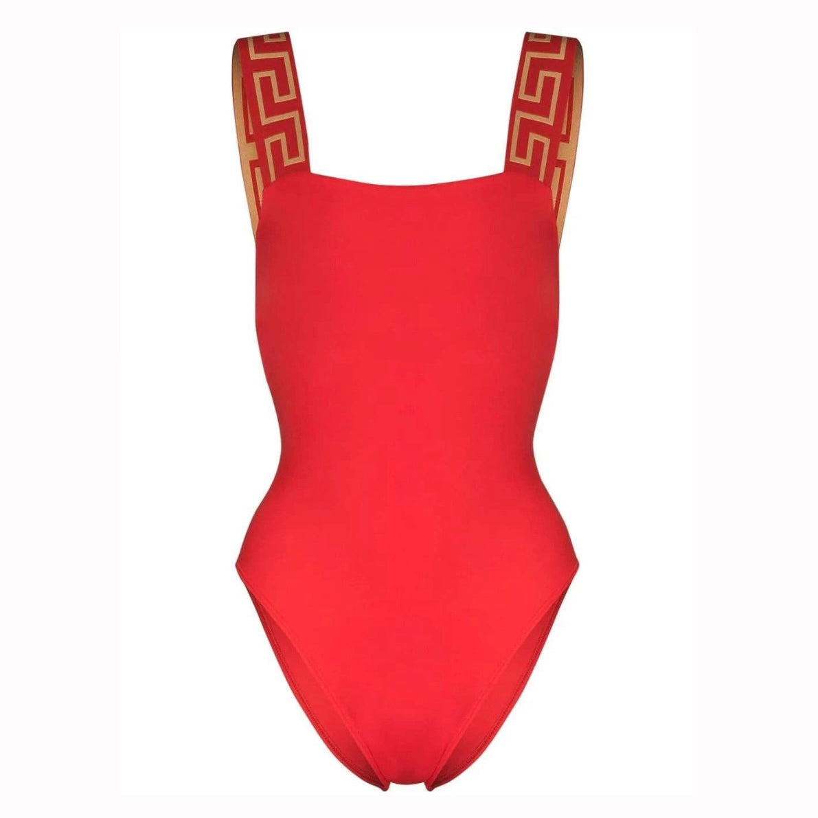 VERSACE GRECA BORDER ONE-PIECE SWIMSUIT
