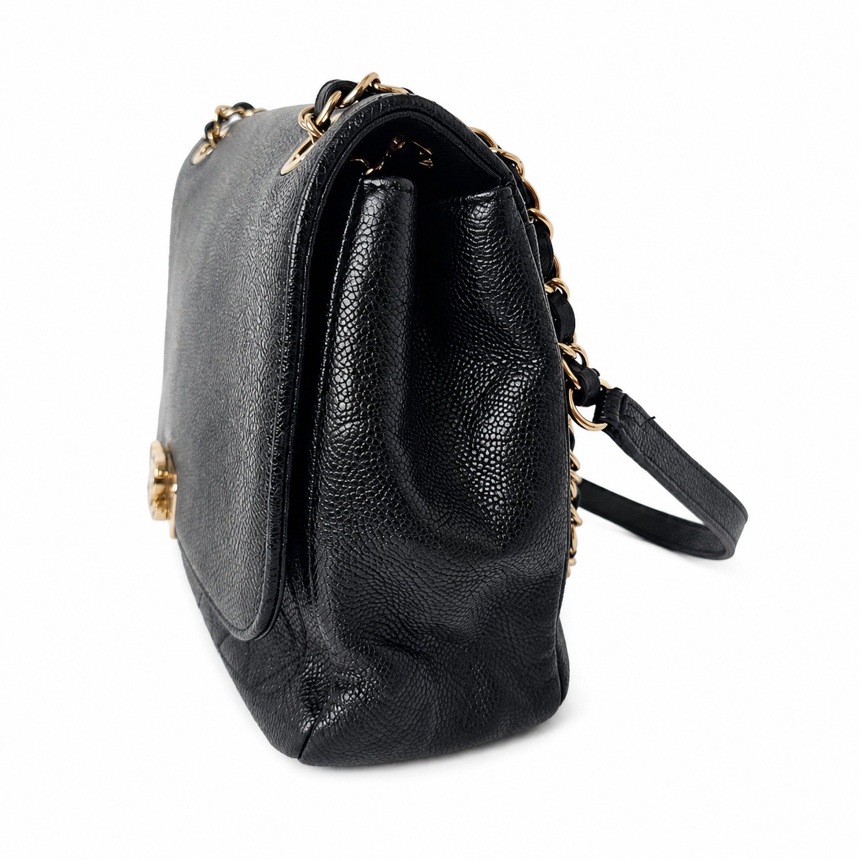 CHANEL CC QUILTED FLAP POCKEY SHOULDER BAG 2 in 1 STYLE