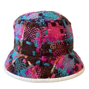 GUCCI GG ELEVATION TWEED BUCKET HAT