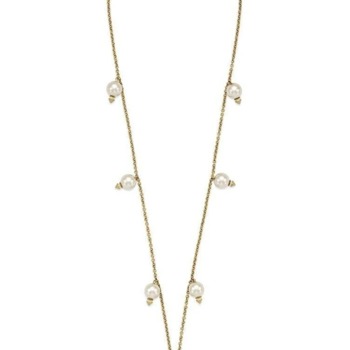 GUCCI GG INTERLOCKING G PEARLS PENDANT NECKLACE