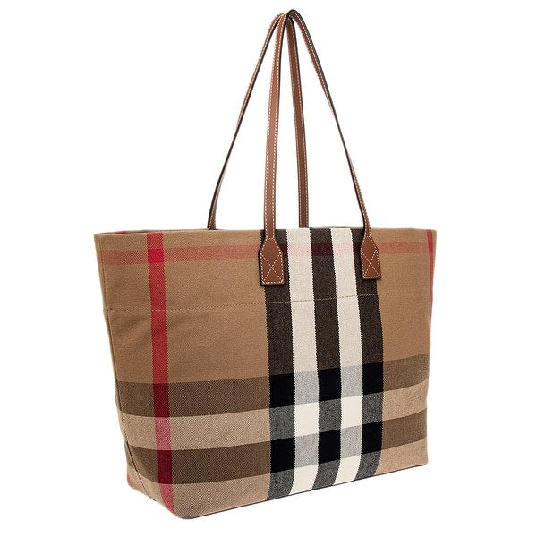 BURBERRY BB LONDON CHECK TOTE BAG