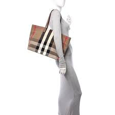 BURBERRY BB LONDON CHECK TOTE BAG