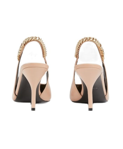 GUCCI GG SIGNORIA SLING BACK SANDALS