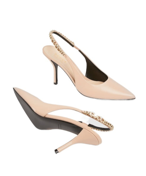 GUCCI GG SIGNORIA SLING BACK SANDALS