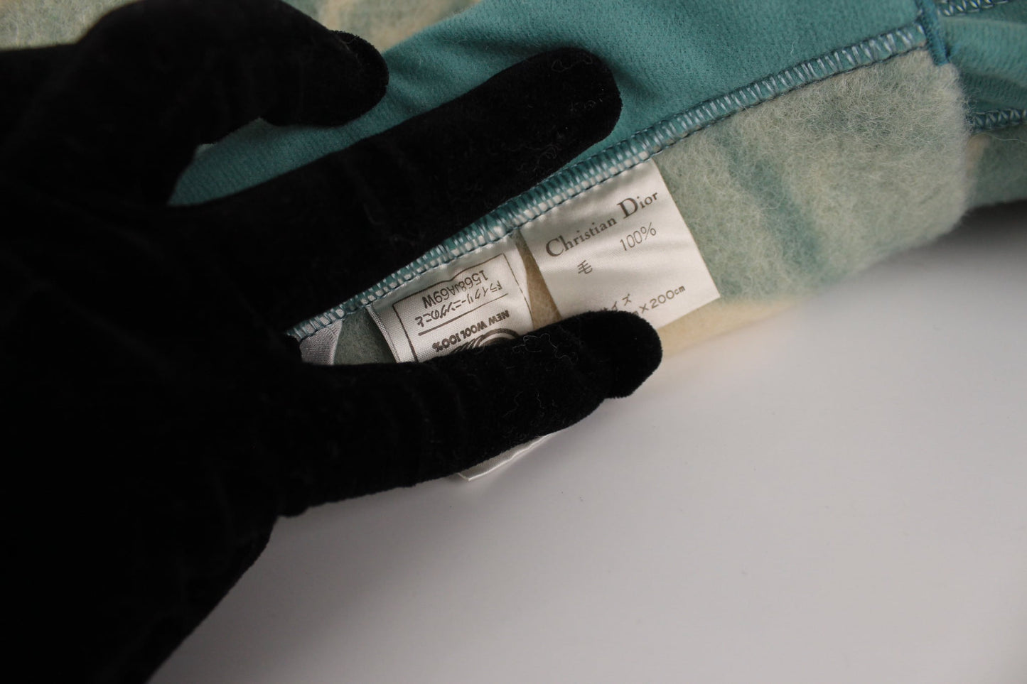 CHRISTIAN DIOR CD WOOL BLANKET