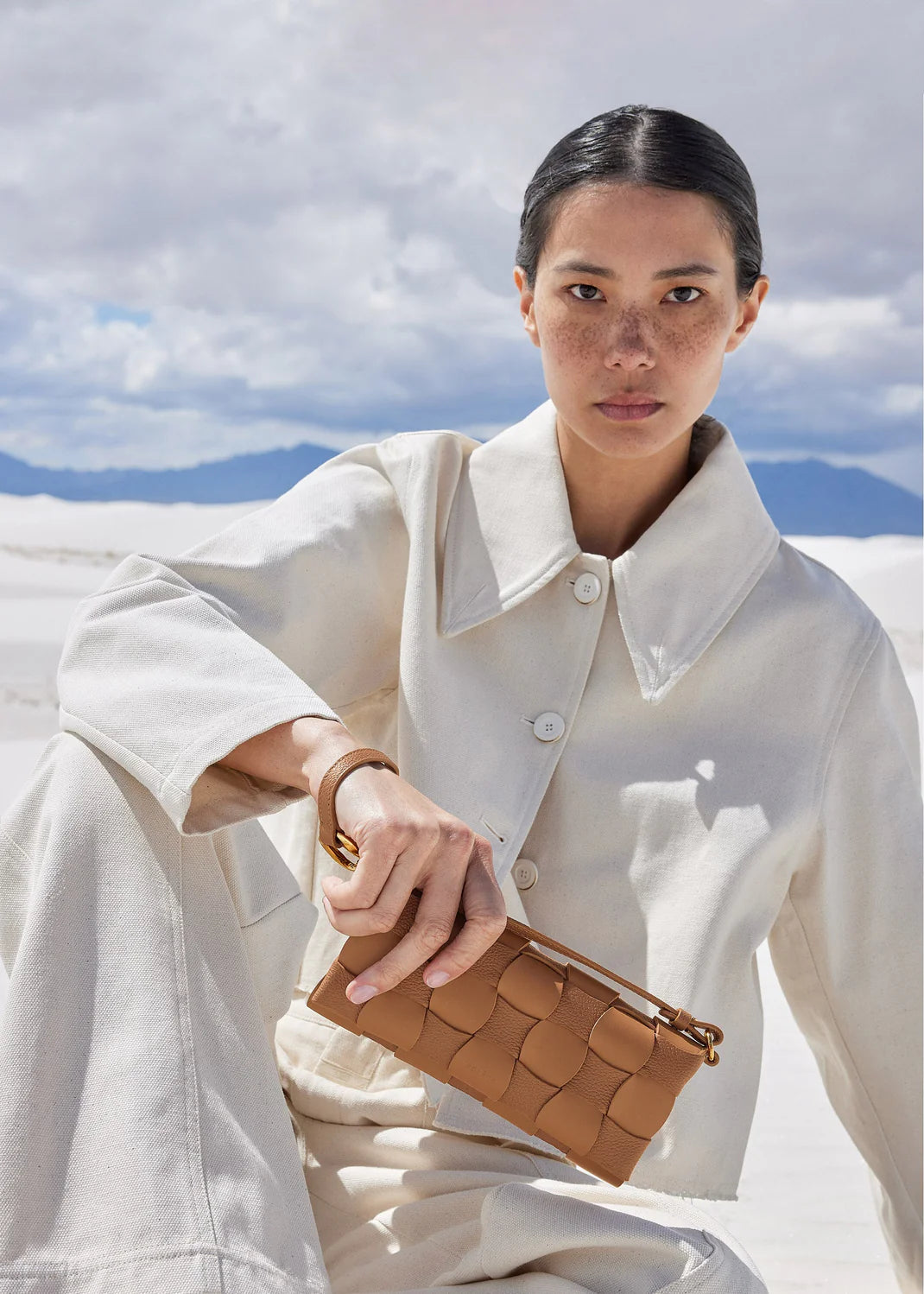 POLENE NEITI EDITION DUO CAMEL
