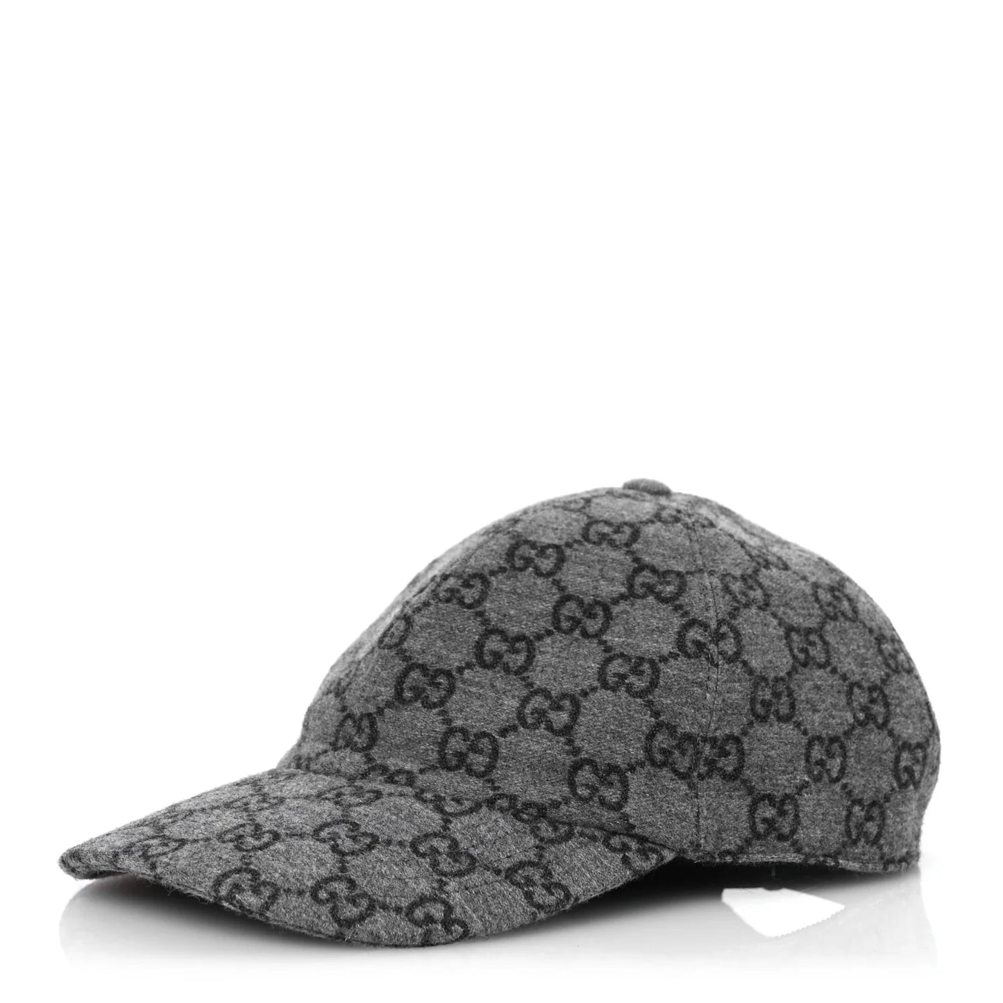 GUCCI COVERED WOOL GG MONOGRAM BASEBALL HAT UNISEX
