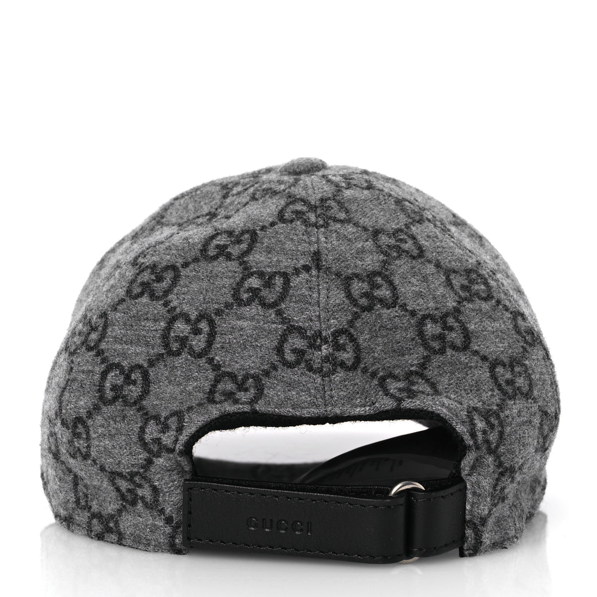 GUCCI COVERED WOOL GG MONOGRAM BASEBALL HAT UNISEX