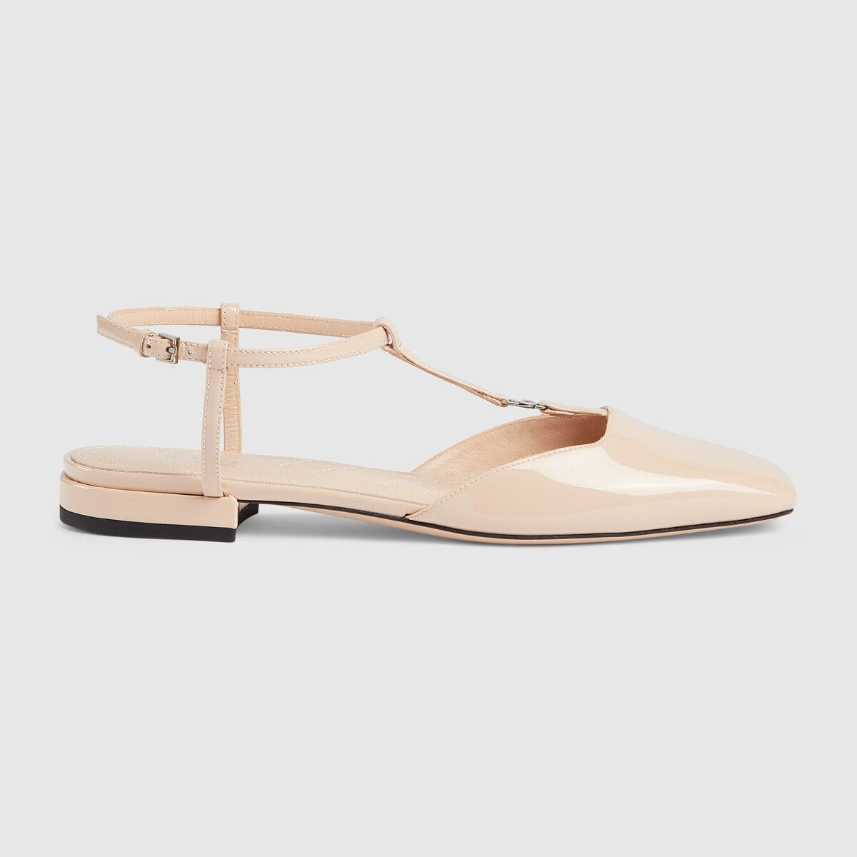 GUCCI CRYSTAL DOUBLE G BALLET FLAT