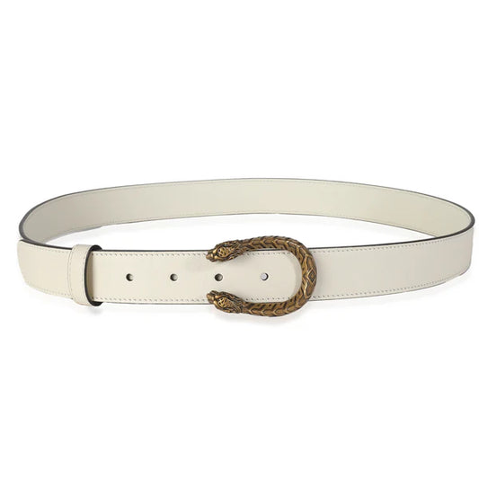 GUCCI GG DIONYSUS WHITE BELT